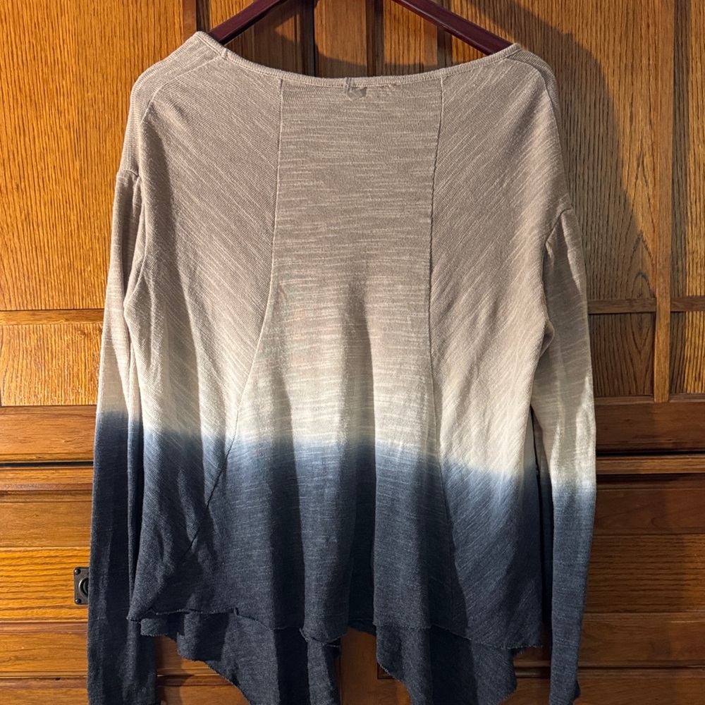 Anthropologie Young Fabulous & Broke YFB Gabby Ombre Tie Dye Boho Flowy Oversize - Picture 4 of 8